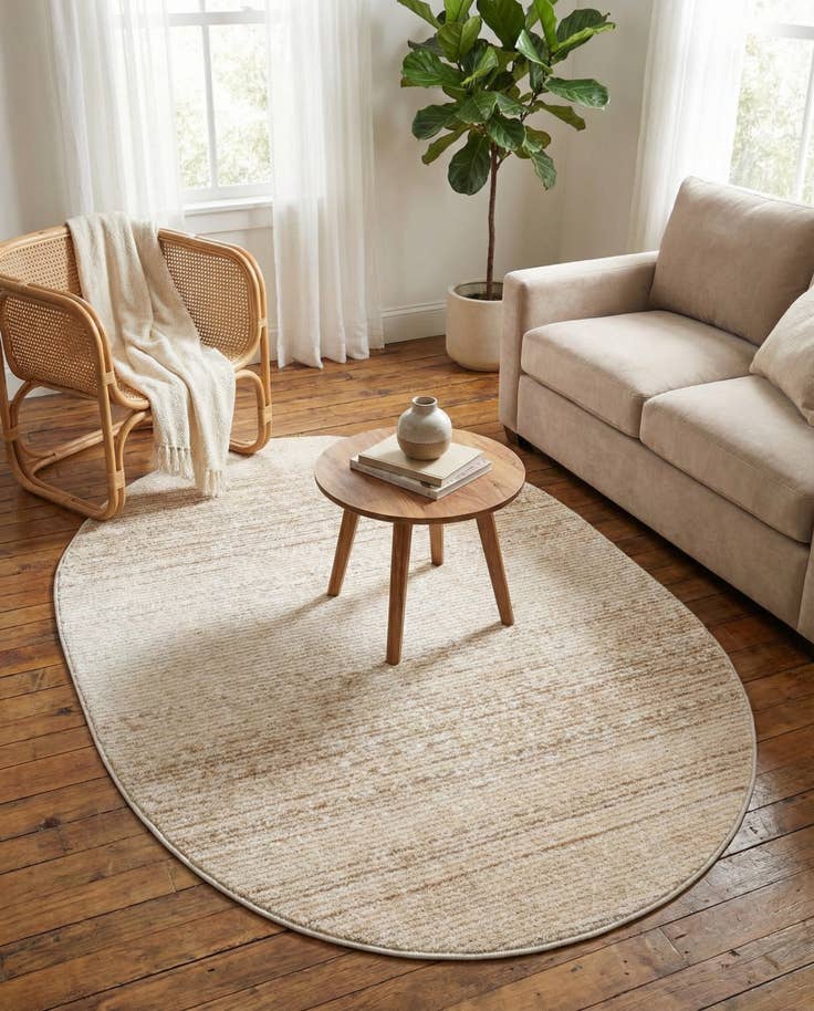 Detail image of 4' x 6' 3 Gemstone Oval Rug