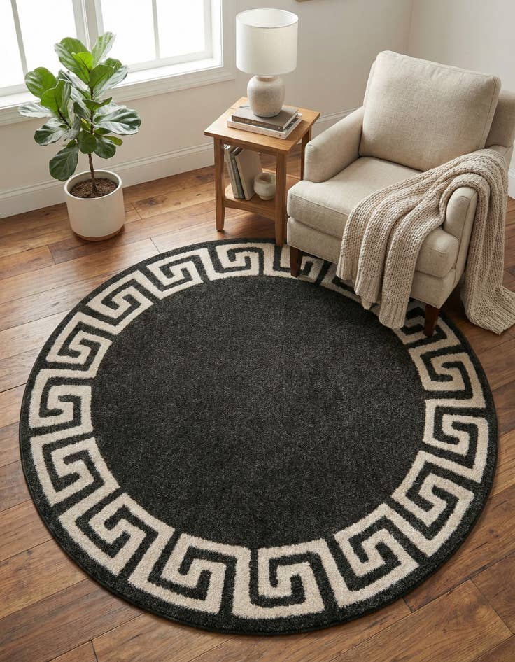 Detail image of 6' x 6' Hera Round Rug