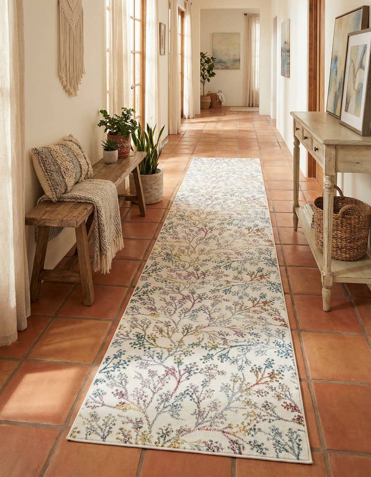 Detail image of 2' 7 x 16' 5 Blossom Runner Rug