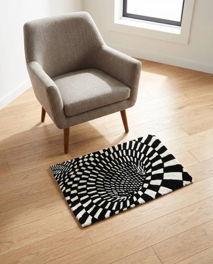 Detail image of 2' x 3' 1 Vortex Wool Rug
