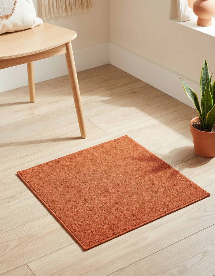 Detail image of 1' 4 x 1' 4 Everyday Solid Sample Rug