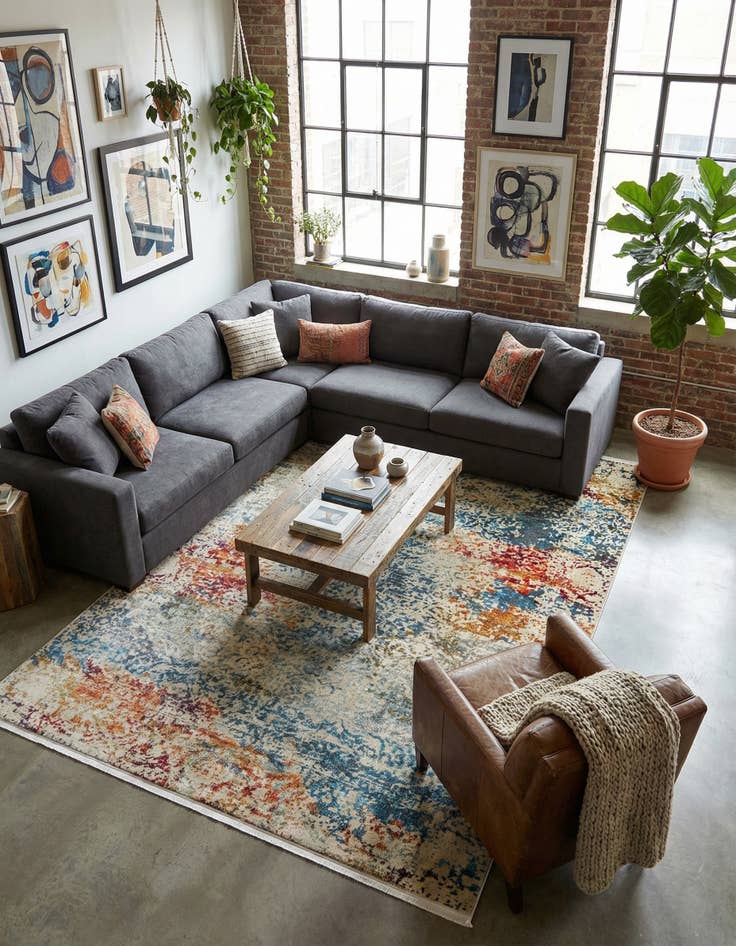 Detail image of 9' x 12' Santiago Rug