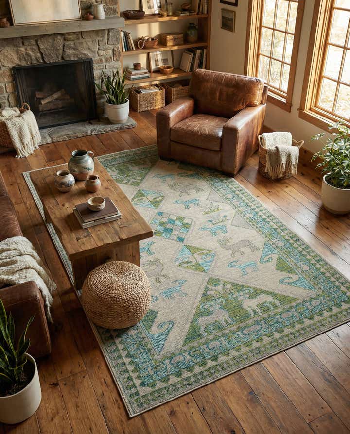 5' x 8' Washable Mesa Rug