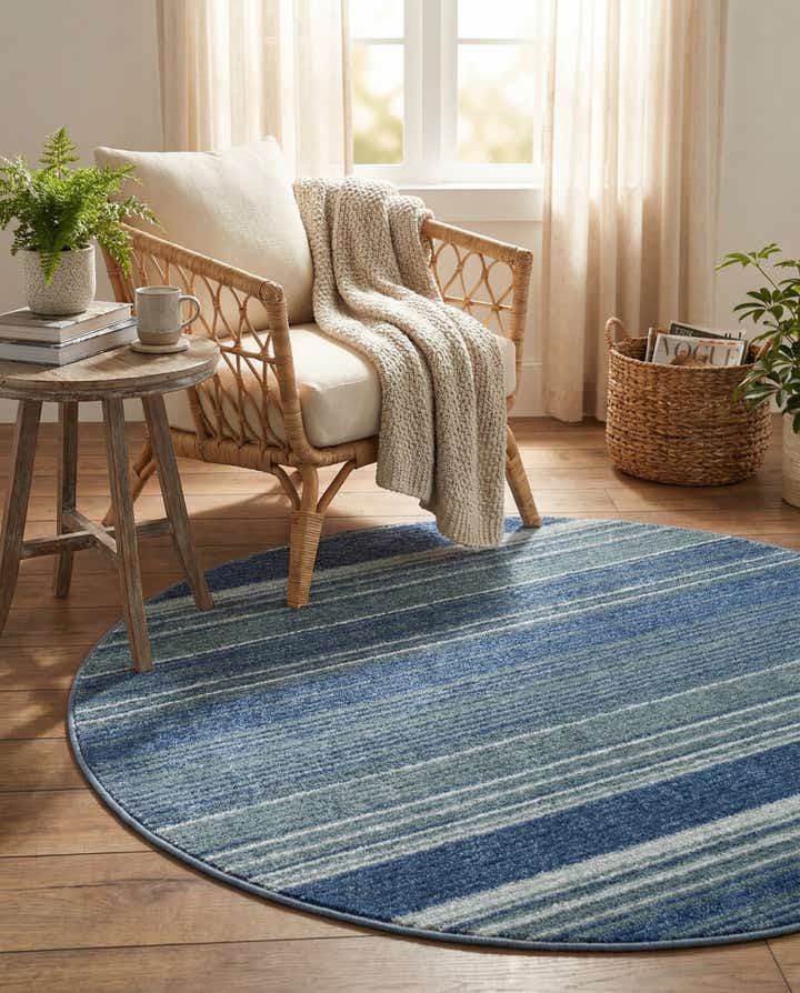 4' x 4' Gemstone Round Rug