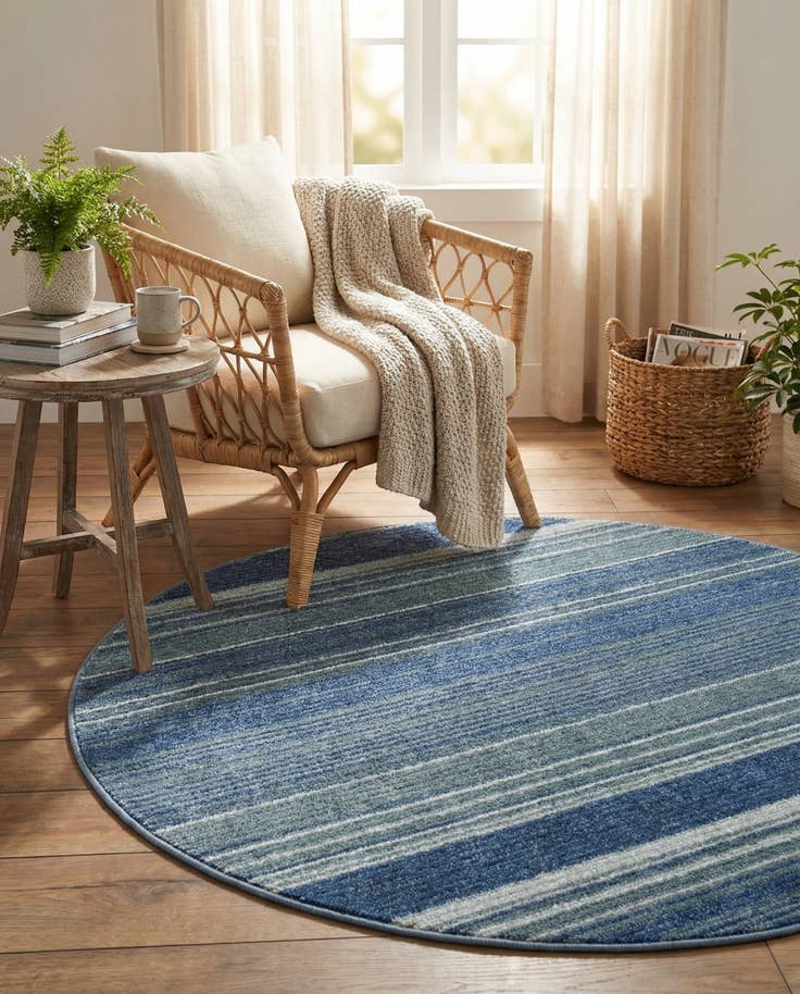 Detail image of 4' x 4' Gemstone Round Rug