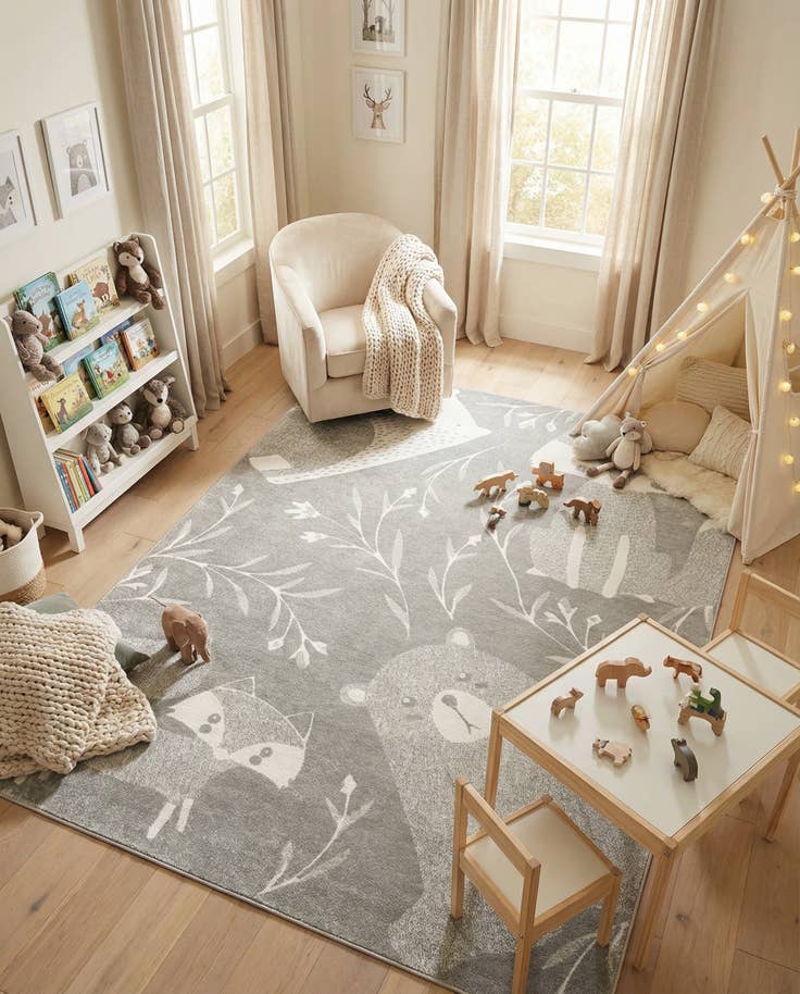 Detail image of 10' x 13' Whimsy Kids Rug