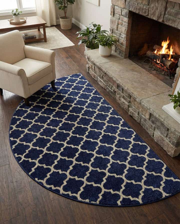 3' x 6' Lattice Hearth Rug