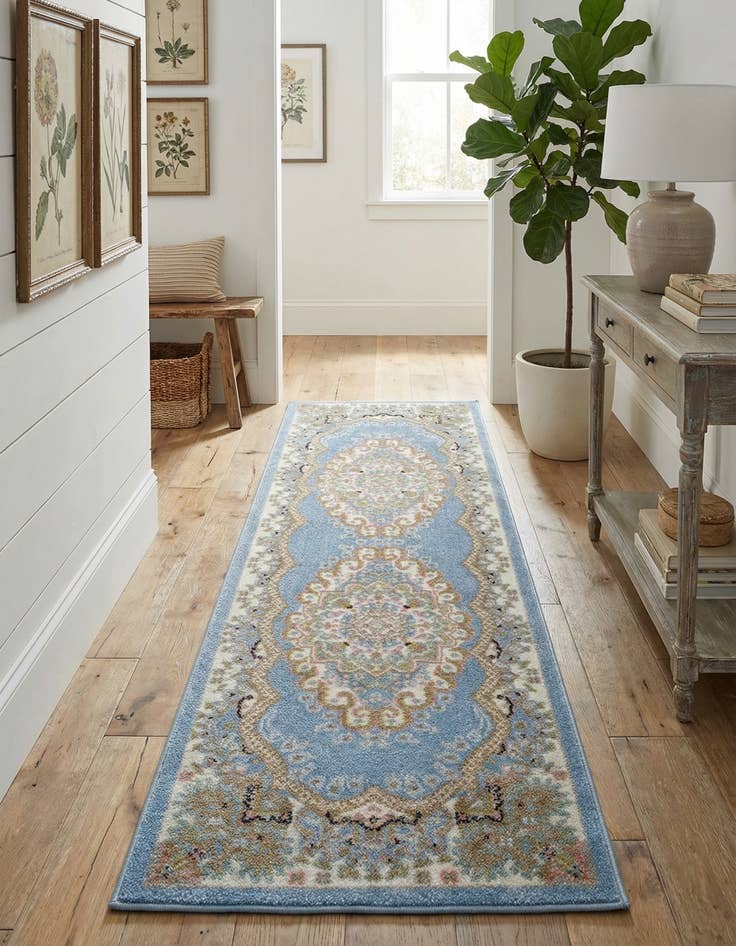 Detail image of 2' x 6' Kamala Washable Runner Rug