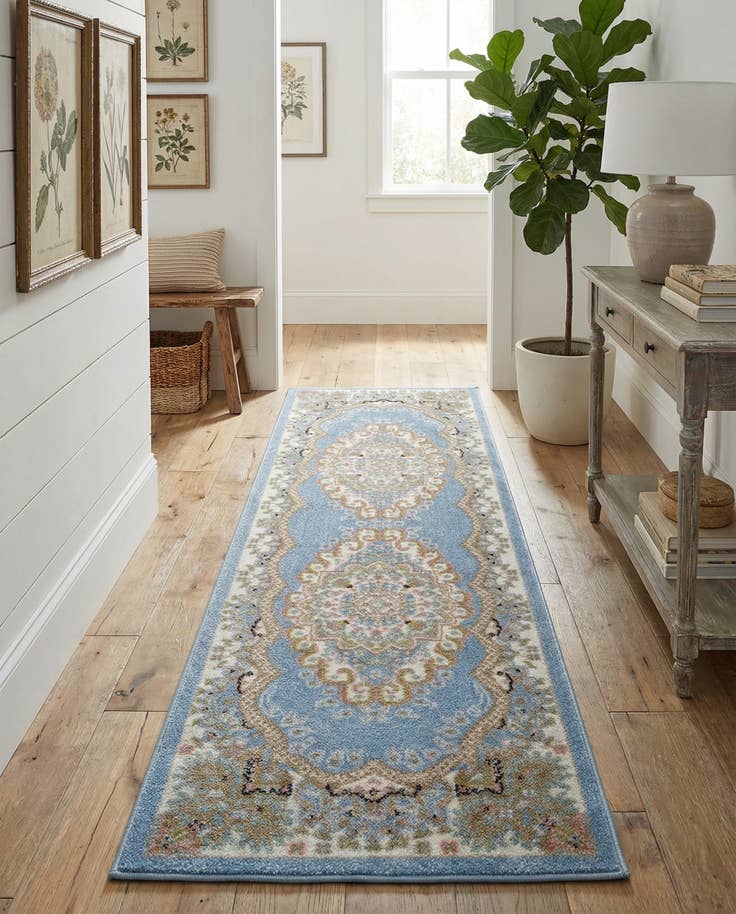 Detail image of 2' x 6' Kamala Washable Runner Rug