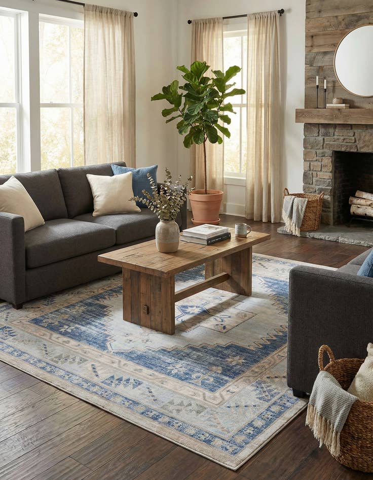 Detail image of 8' x 8' Whitney Square Rug