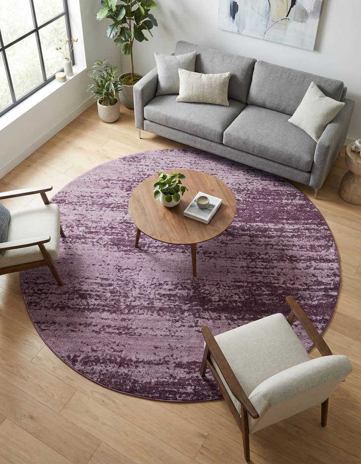 Detail image of 7' 10 x 7' 10 Angelica Round Rug