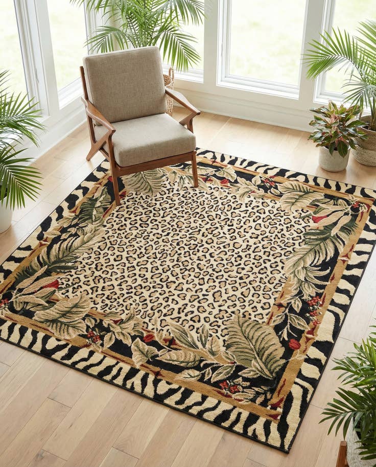 Detail image of 6' x 6' Savannah Square Rug