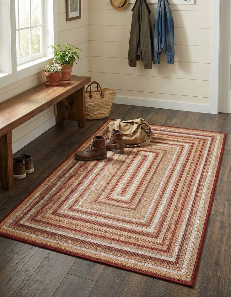 Detail image of 3' 3 x 5' 3 Easy-Clean Baja Indoor / Outdoor Rug