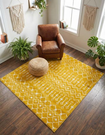 6' x 6' Kasbah Trellis Square Rug