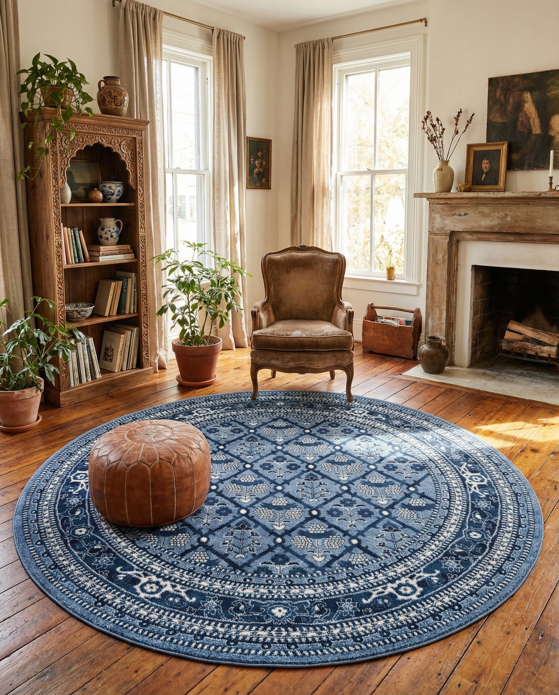 7' 10 x 7' 10 Vista Round Rug