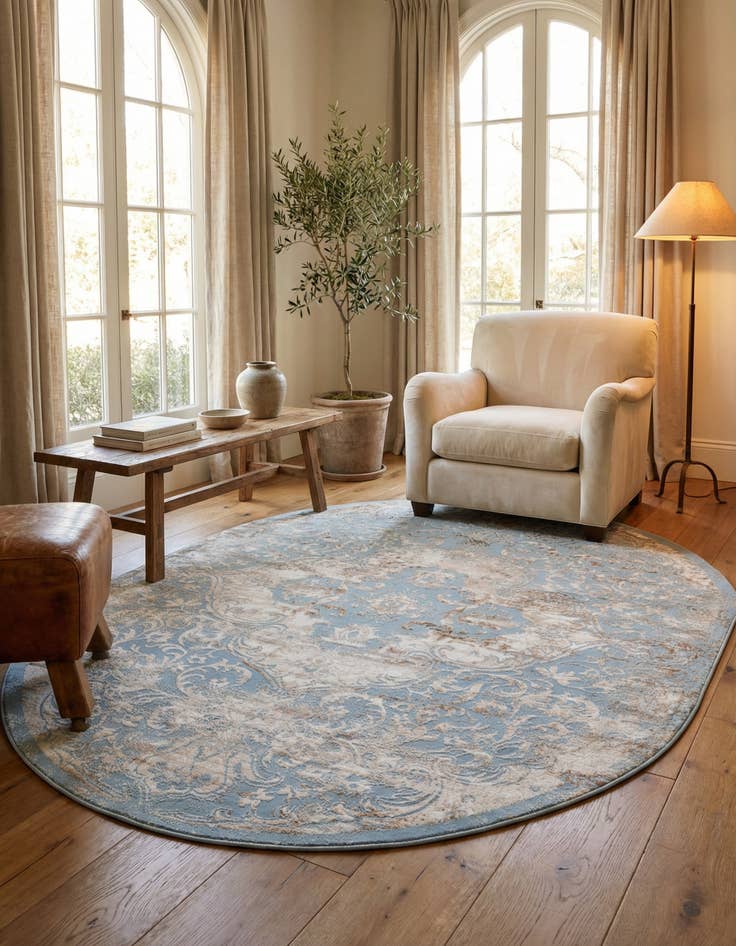 Detail image of  7' 10 x 10' Highbury Oval Rug