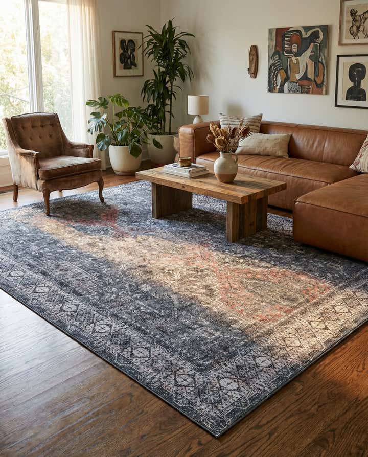 9' 5 x 13' 1 Washable Timeless Rug