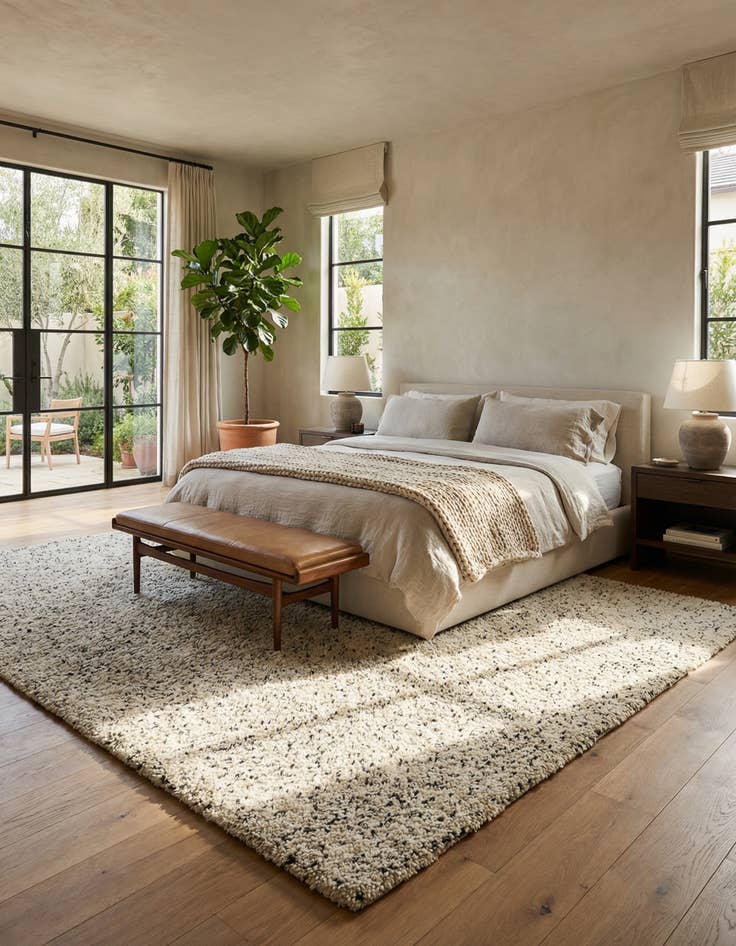 Detail image of 10' x 14' 1  Hand Woven Haka Deluxe Shag Rug