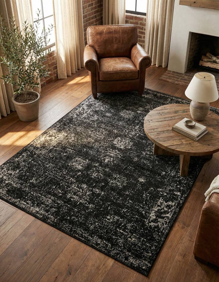 Detail image of  5' 3 x 8' Monte Carlo Rug With Pad Bundle