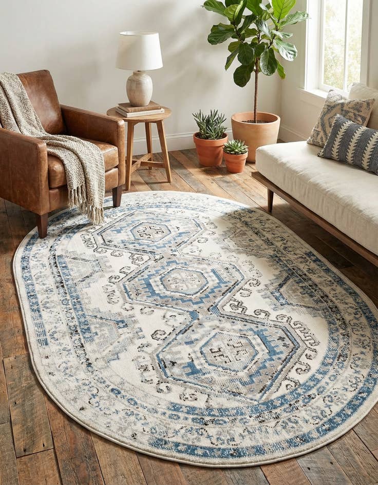 Detail image of 4' x 6' Charlotte Oval Rug