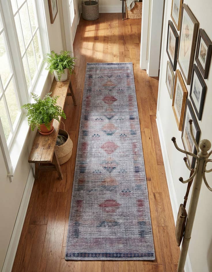 Detail image of 2' 7 x 12' Washable Sisu Runner Rug