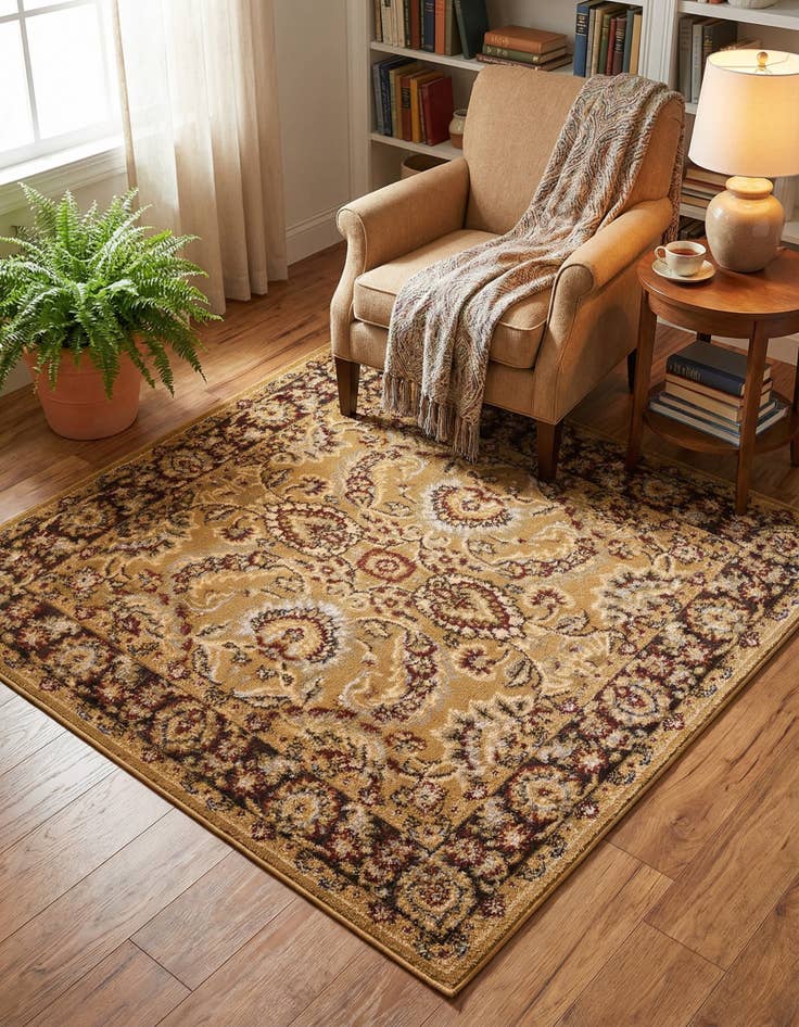 Detail image of 4' x 4' Aditi Square Rug