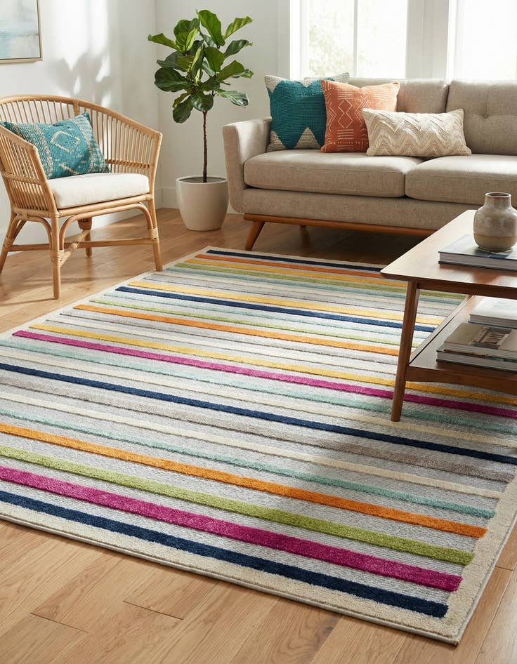 Detail image of 6' x 9'  Washable Aruba Indoor / Outdoor Rug