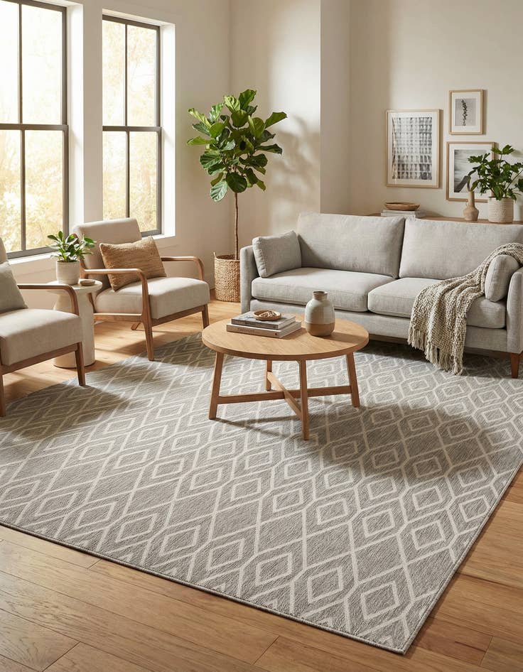 Detail image of 7' 10 x 10' Washable Jill Zarin Turks and Caicos Indoor / Outdoor Rug