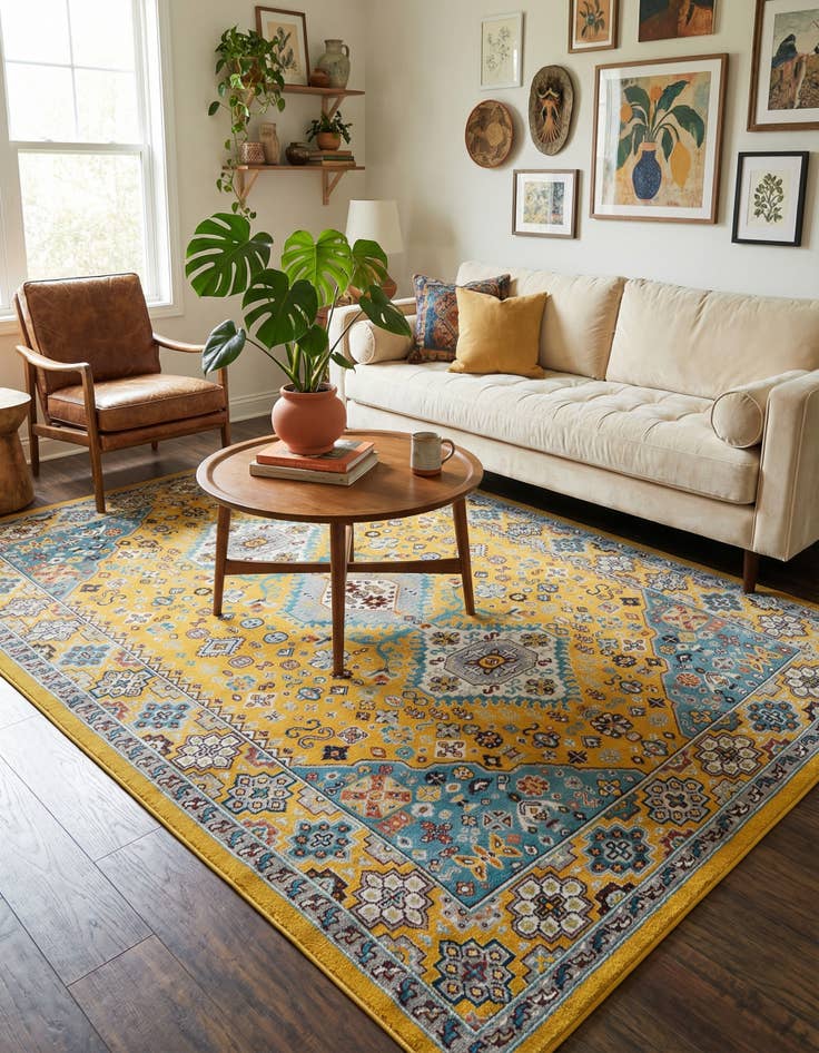 Detail image of 7' x 10' Kamala Washable Rug