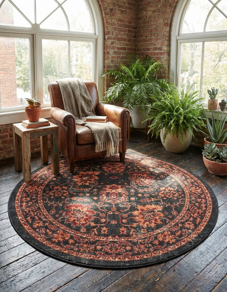Detail image of 6' 1 x 6' 1 Lucerne Round Rug
