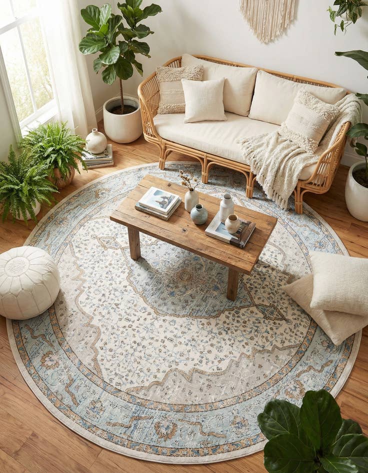 Detail image of 12' x 12' Nyla Round Rug
