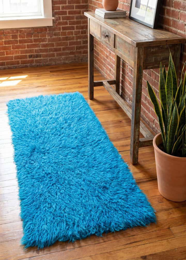 2' 3 x 4' 5 Hand Knotted Moroccan Wool Runner Rug