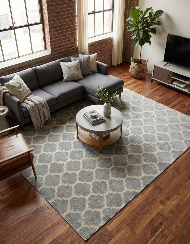 Detail image of  10' x 14' Lattice Rug