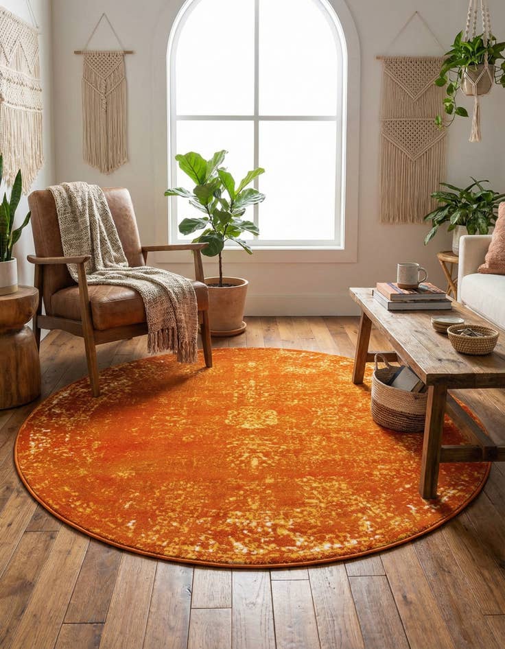 Detail image of 5' 3 x 5' 3 Monte Carlo Round Rug