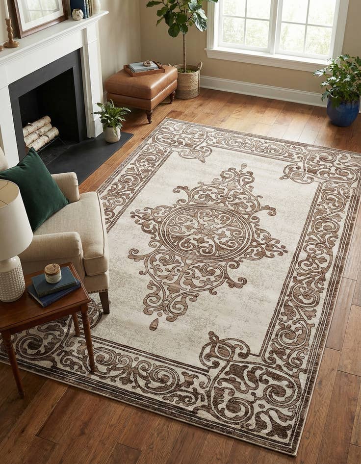 Detail image of 6' x 9' Hermitage Rug