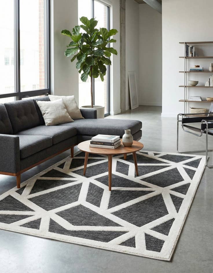 Detail image of 6' x 9' Prismatic Rug