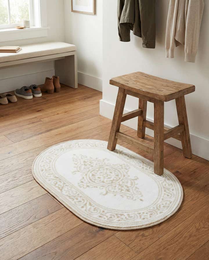 60cm x 90cm Hermitage Ovaal Vloerkleed