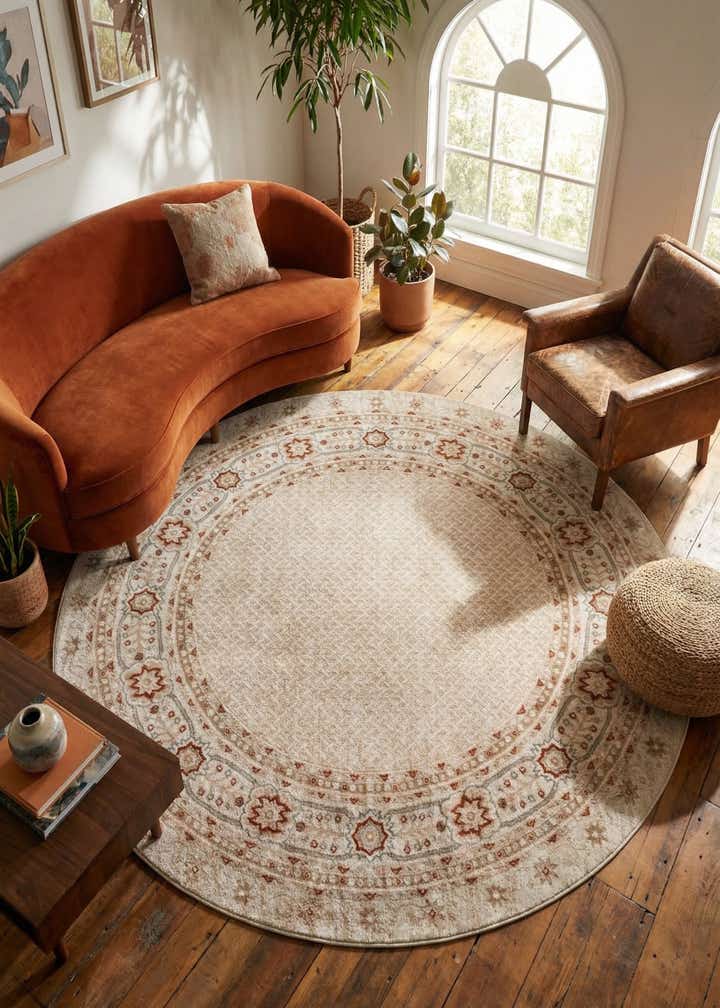 7' 10 x 7' 10 Charlotte Round Rug