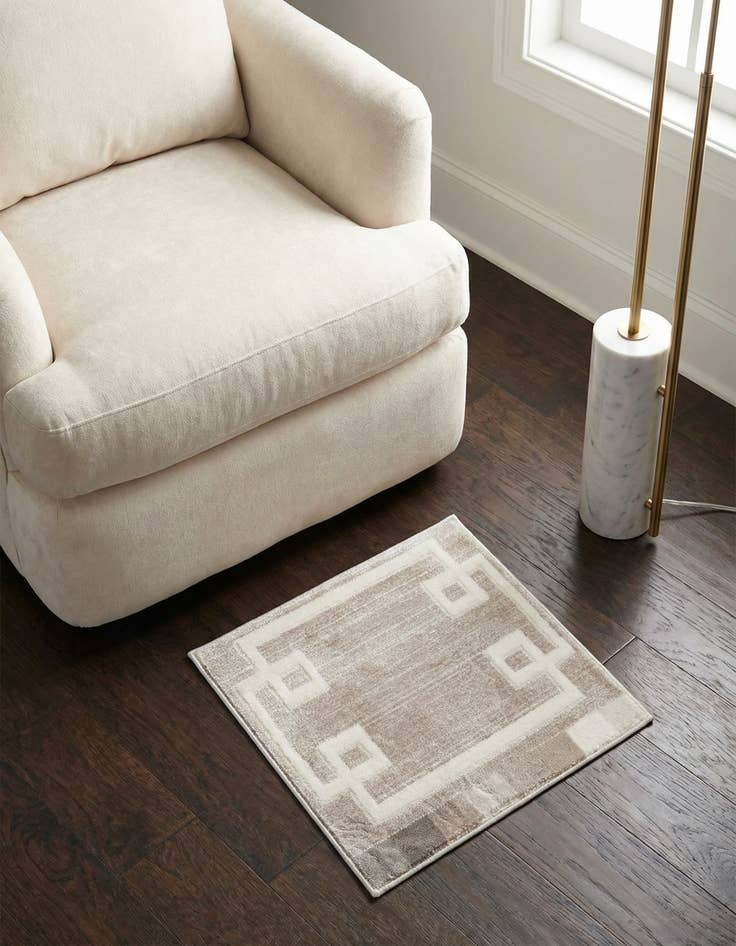 Detail image of Jill Zarin 1' 8 x 1' 8 Uptown Lenox Hill Sample Rug