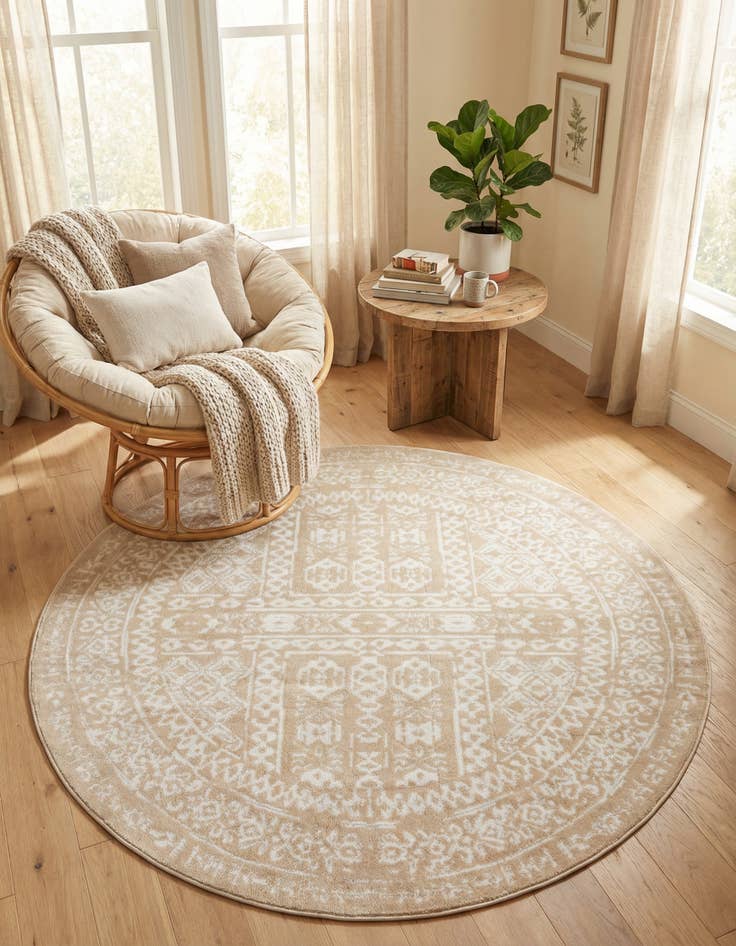 Detail image of 7' x 7' Oxford Round Rug