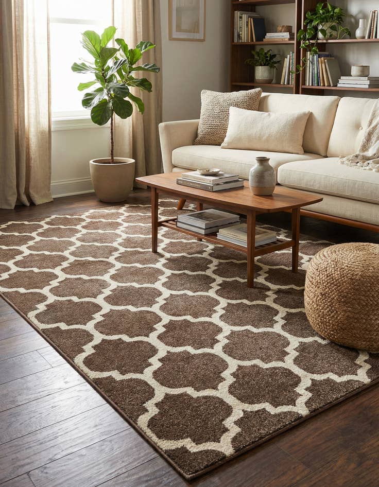 Detail image of 6' x 9' Trellis Rug