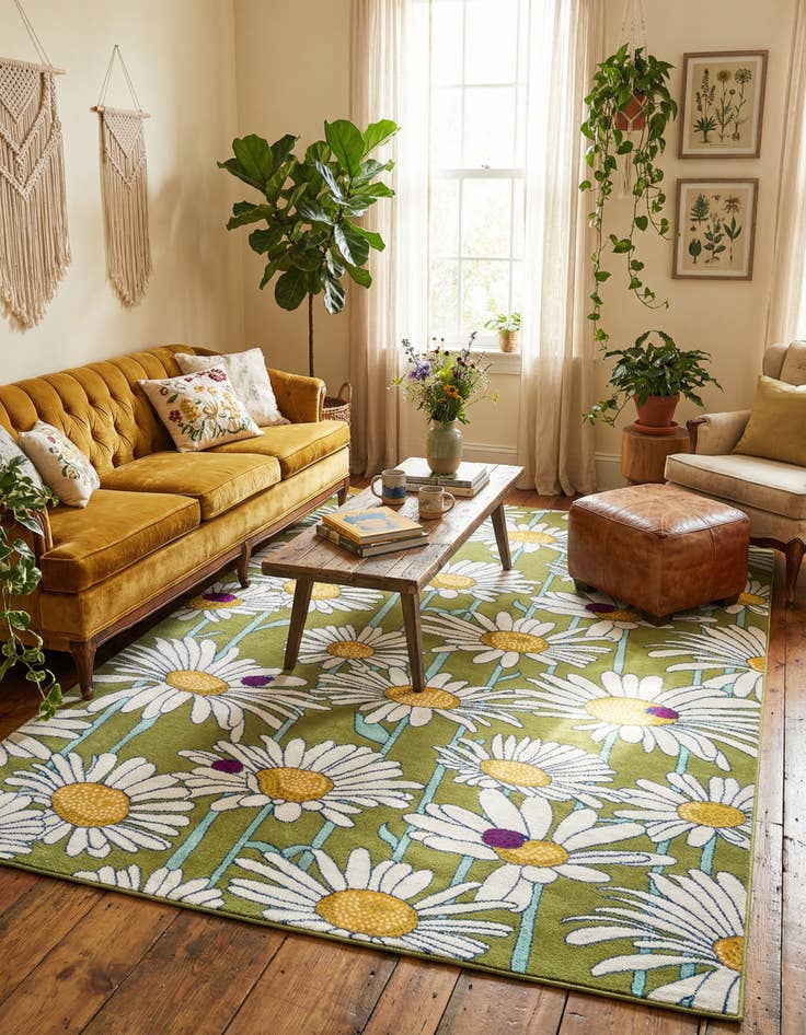 Detail image of  10' x 14' Bloom Rug