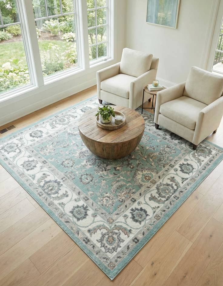 Detail image of 7' 10 x 7' 10 Aurelia Square Rug