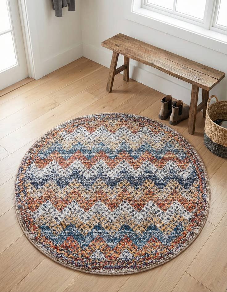 Detail image of 3' 3 x 3' 3 Aramis Round Rug