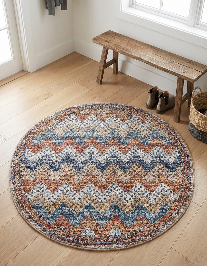 3' 3 x 3' 3 Aramis Round Rug
