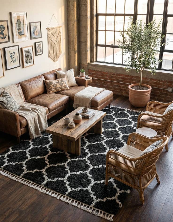 Detail image of 7' 10 x 10' Lagom Shag Rug