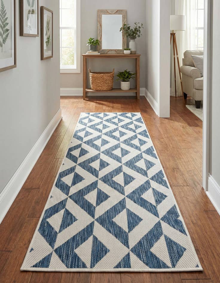 Detail image of 2' x 6' Washable Jill Zarin Napa Indoor / Outdoor Runner Rug