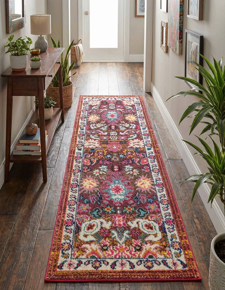 Detail image of 2' 2 x 6' 9 Washable Palazzo Runner Rug