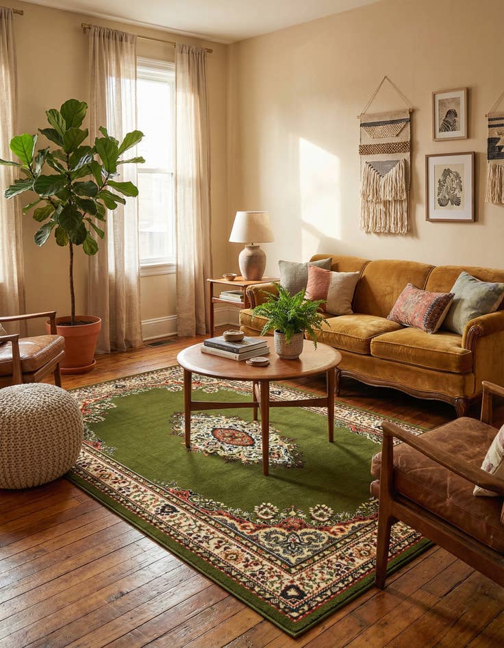 Detail image of 5' 3 x 8' Amaya Rug