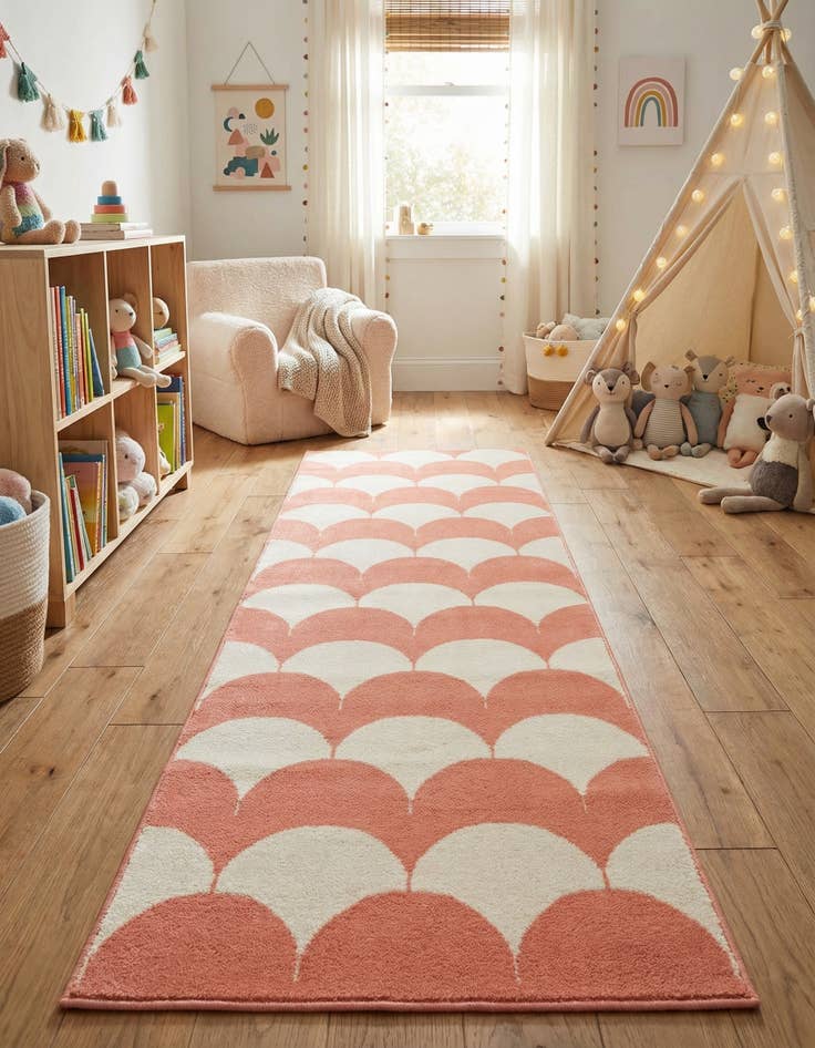 Detail image of 2' x 6' Whimsy Kids Runner Rug